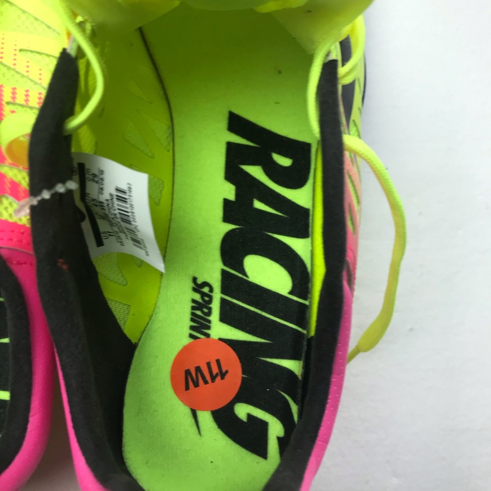 Nike racing sprint soccer shoes green/black Sz 11 - Picture 5 of 6